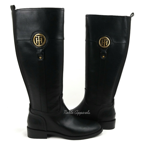 Tommy Hilfiger Knee High Riding Boots - Picture 4 of 8